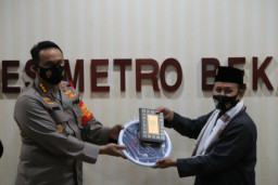 Jelang Ramadhan, Polres Bekasi Kota Silahtuhrahmi dengan Tokoh Agama