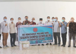 Bupati Malang Terima Bantuan dari REI Malang Raya untuk Korban Gempa