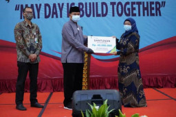 Peringati Hari Buruh, BPJS Tenaga Kerja dan Pemkot Madiun Berikan Jaminan Sosial