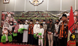 PAC PP Kecamatan Blimbing bersama Hotel Swiss Belinn Malang Santuni Yatim Piatu