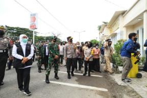 Forkopimda Jatim Pastikan Mekanisme Penyekatan Berjalan Baik di Suramadu