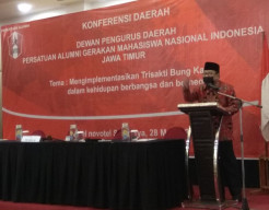 Wakil Ketua MPR Ahmad Basara Tetapkan Kongres PA GMNI di Bandung