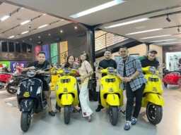 Juragan 99 Kasih Surprise Vespa Buat Keanu, Dara Arafah, dan Fadil Jaidi