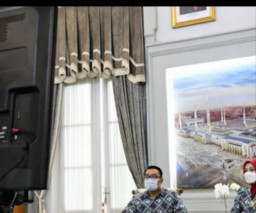 Wapres Maruf Amin Luncurkan Vaksinasi Anak di Jabar