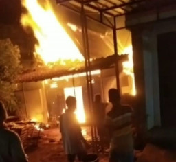 Diduga Dibakar, Rumah ODGJ di Ponorogo Ludes Terbakar