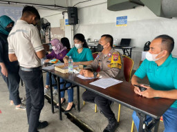 Polsek Jatisampurna Gandeng Mall Ciputra Cibubur, Buka Gerai Vaksin Booster