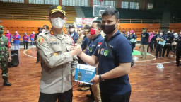 Polsek Tamansari Deklarasi Anti Tawuran di GOR Lokasari