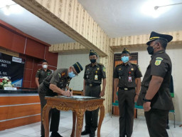 Kajari Kota Madiun Lantik Kasi Pidsus Baru