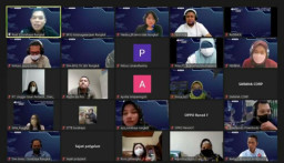 BPJAMSOSTEK Surabaya Rungkut Kampanye Anti Korupsi Lewat Webinar