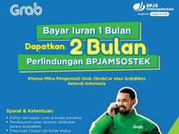 Grab-BPJAMSOSTEK Kerjasama Melindungi Mitra