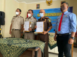 Kejari Kota Madiun Teken MoU dengan BPN