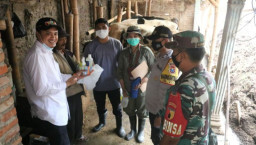 Kebut Vaksin Tahap II, Tiga Pilar Kelurahaan Temas Bersinergi Dampingi Vaksinator