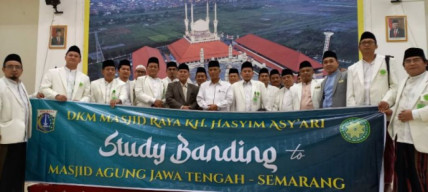 Rombongan DKM Masjid Hasyim Asyari Study Banding ke MAJT