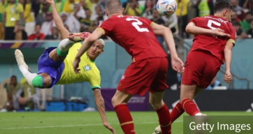 Tendangan Maut Richarlison Bawa Kemenangan Brasil Atas Serbia