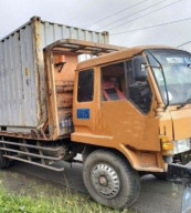Rem Blong di Jalan Tanjakan, Truk Jalan Mundur Lindas  2 Mahasiswi