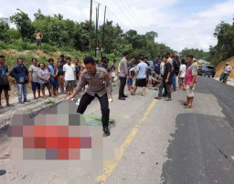 Tabrak Avanza dari Belakang, Pengemudi Motor Tewas Dilindas Truk