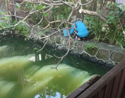 Dibangun Kolam Penampungan Air di Lahan Lapas Narkotika  II B Banyuasin