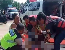 Gagal Salip Truk, Ayah dan Anak Tewas Mengenaskan