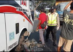 Berangkat Kerja, Pegawai SPBU Tewas Ditabrak Bus