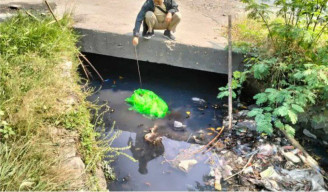 Potongan Tubuh Pria Dalam Kantong Plastik Hijau Ditemukan di Trosobo Sidoarjo