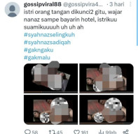 Viral, Video Syur 8 Detik Mirip Syahnaz Sadiqah dan Rendy Kjaernett