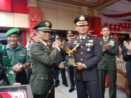 Polres Banyuasin Gelar Tasyakuran Peringati Hari Ulang Tahun Bhayangkara ke-77