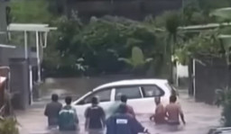Bali Diterjang Banjir Bandang, Mobilpun Hanyut
