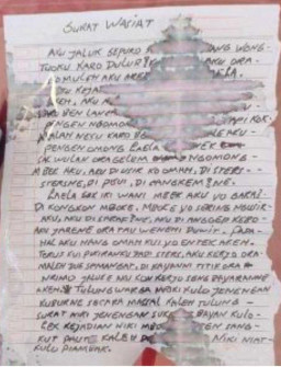 Setelah Perkosa dan Bunuh Putri Kandungnya, Totok Ngaku Mau Bunuh Diri tapi Nggak Jad