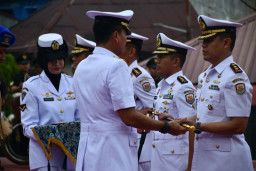 Danlantamal XIII Tarakan Pimpin Sertijab Danlanal Kotabaru