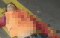 Juru Parkir Indomaret Tergeletak usai Dibacok