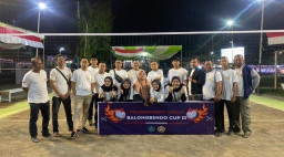 Camat Balongbendo Resmi Buka Turnamen Bola Voli Camat Cup II