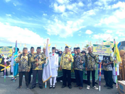 Camat Kelumpang Selatan Pimpin Langsung Kafilah MTQ ke-53 Tingkat Kabupaten Kotabaru