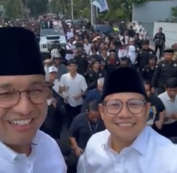 Alhamdulillah, Anies dan Cak Imin Tiba di KPU