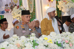 Tabligh Akbar untuk  Pemilu Damai  2024 Digelar di Halaman Mapolsek Pulau Laut Barat