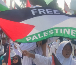 300 Ribu Orang Tumplek Blek di London Bela Palestina, Kutuk Israel