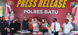 Satreskoba Polres Batu Berhasil Bongkar Kasus Sabu seberat 520,14 Gram