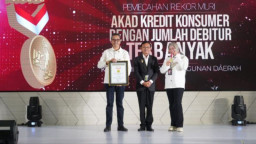 Bank Jatim Pecahkan Rekor MURI, 2.312 Debitur Teken Akad Kredit Konsumer