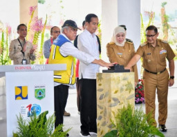 Presiden Jokowi Resmikan Mega Proyek Pasar Induk Among Tani Kota Batu
