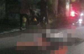 Kecelakaan, Dua Orang Terluka Parah di Tengah Jalan