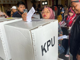 Simulasi Pemilu KPUD Ponorogo, Warga Kesulitan Mencoblos