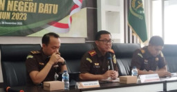 Kajari Batu Minta Dukungan dan Support dari Awak Media
