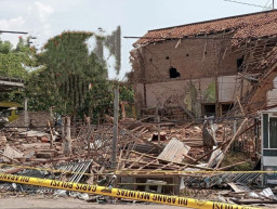 Gudang Besi Tua Meledak, Penyebabnya Ternyata Mortir Zaman Perang