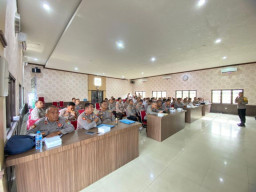 Polres Kotabaru Adakan Rapat Kordinasi Persiapan Pengamanan Pemilu 2024