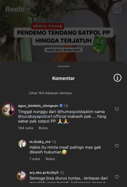 Penganiayaan Oknum Buruh Terhadap Dua Anggota Satpol PP Surabaya Bikin Warganet Geram