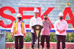 Resmikan Bendungan Way Sekampung, Ini Harapan Jokowi