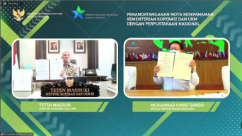 Tingkatkan Literasi Pelaku KUMKM, KemenKop UKM Sinergi dengan Perpusnas