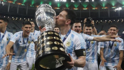 Messi Akhirnya Juara bersama Argentina