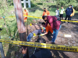 Mayat Mr X Tertelungkup di Bawah Jembatan Kali Lanang