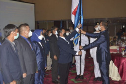 Ketua PWI Pesawaran Resmi Dilantik