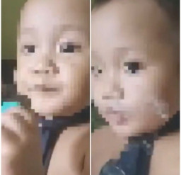 Ibu di Malaysia Paksa Bayinya Merokok Vape